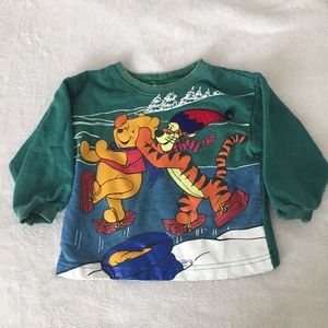 Vintage Pooh and Tigger Winter Sweatshirt